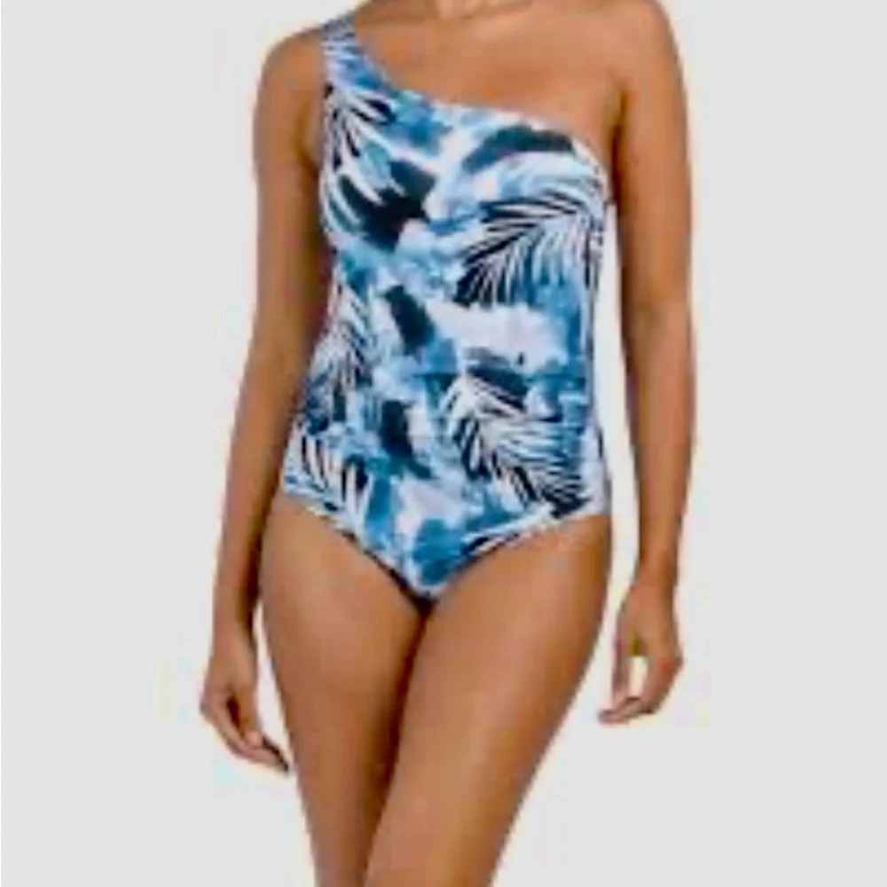 Niptuck Swim Rhonda Congo Lao Blue Size 10‎ NWOT